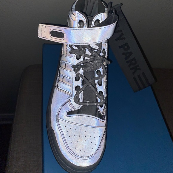 Ivy Park/Adidas x Forum Mid 'Icy Park - Silver Metallic' - Picture 12 of 15